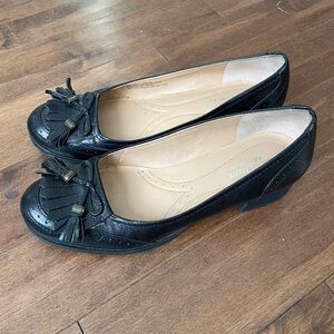 Naturalizer Black Tassel Loafers